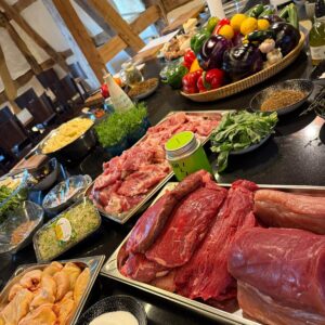 Flammkraft – Komposition auf Edelstahl